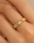 Clarity - Ring aus Edelstahl mit Zirkon