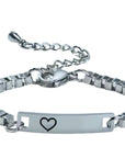 Baby/Kind Gravur Armband mit Herzsymbol