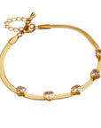 Bijou Heart Armband|18K Vergoldung