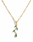 Fleur d‘Or Halskette|18K Vergoldung