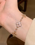Amara Bloom - Edelstahl Armband mit Zirkon