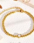 Amara - Armband aus Edelstahl mit Zirkon
