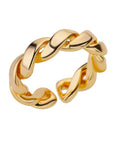 Zeitlos - Verstellbarer Edelstahl Ring