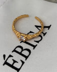 Licht - Verstellbarer 925 Echtsilber Ring