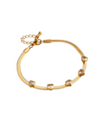 Bijou Heart - 18K vergoldetes Armband
