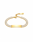 Gravierbares Armband mit Zirkon