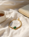 Kleeblatt Armband