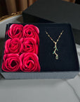 Fleur d‘Or Halskette|18K Vergoldung