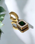Melody - 18K vergoldete Ohrringe mit Zirkon