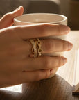 Nova Ring|Verstellbar|Edelstahl