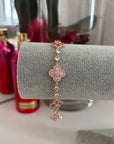 Amara Bloom - Edelstahl Armband mit Zirkon