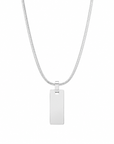 Halskette mit Plättchen|Gravur