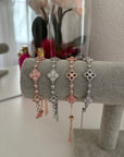 Amara Bloom - Edelstahl Armband mit Zirkon