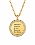 Diamonds Halskette|Edelstahl|Gravur