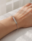 Armband Gravur mit Plättchen