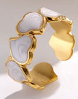 Love - Verstellbarer Ring aus Edelstahl