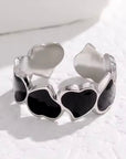 Love - Verstellbarer Ring aus Edelstahl