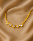Heart Spark - 18K vergoldete Halskette mit Zirkon