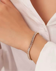 CrystalBand - Edelstahl Armband mit Zirkon