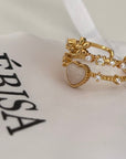 Fiora - 14K vergoldeter Ring mit Zirkon