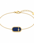 Aura Armband mit Naturstein|Edelstahl
