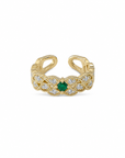 Diamantflair Ring|Edelstahl|Verstellbar