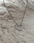 Heartline - 925 Echtsilber Halskette mit Zirkon