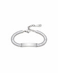 Gravierbares Armband mit Zirkon