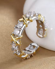 Clarity - Ring aus Edelstahl mit Zirkon