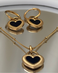Herzgeflüster-Set 18K vergoldet