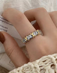 Clarity - Ring aus Edelstahl mit Zirkon