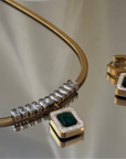 Melody - 18K vergoldetes Set mit Zirkon