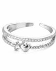 Double Ring|Edelstahl|Verstellbar