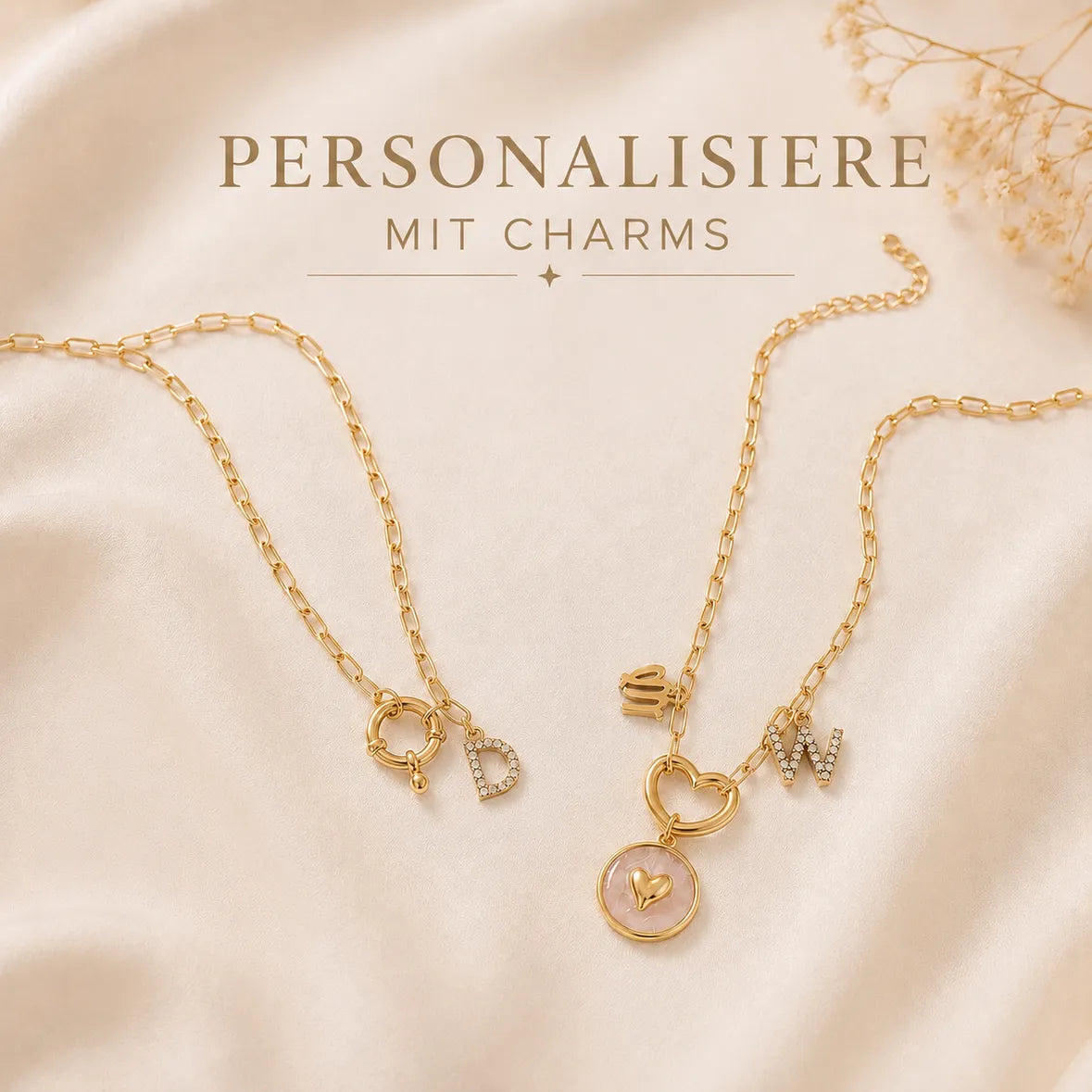 Personalisiere mit Charms