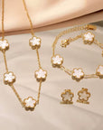 Bloom Five Leaf - Edelstahl Set