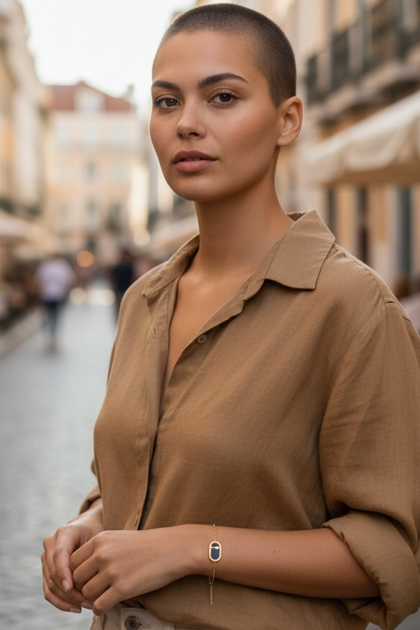 Adira - Armband|Edelstahl|Naturstein