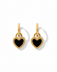 Doppelseitige Herzgeflüster Ohrringe