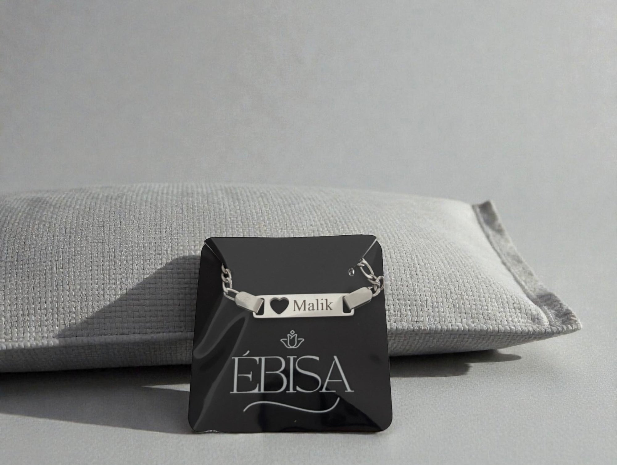 Baby/Kind Gravur Armband mit Herzausschnitt