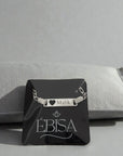 Gravierbares Baby/Kind Armband mit Herzausschnitt