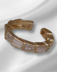 Solara Ring 14K vergoldet