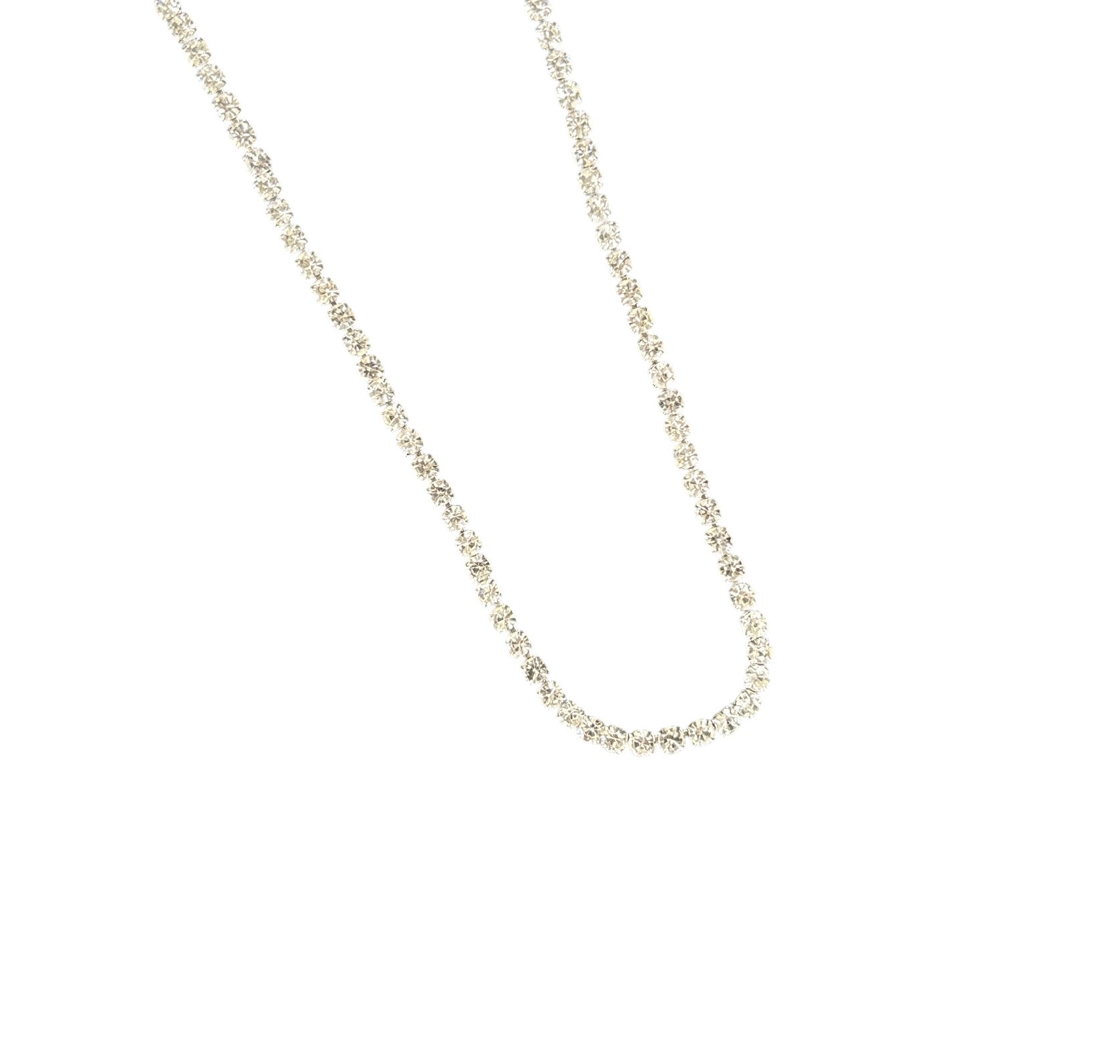 Tennis - Halskette|Edelstahl|Zirkon|