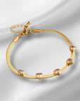 18 Karat vergoldetes Armband