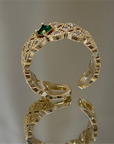 Diamantflair Ring 14K vergoldet