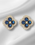 Clover Ohrringe 18K vergoldet