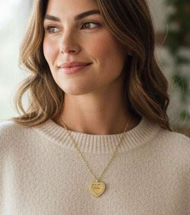 Herzgravur Halskette