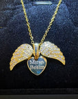 Angel Gravur Halskette