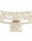 Personalisierbare Beige Pearl Haarklammer