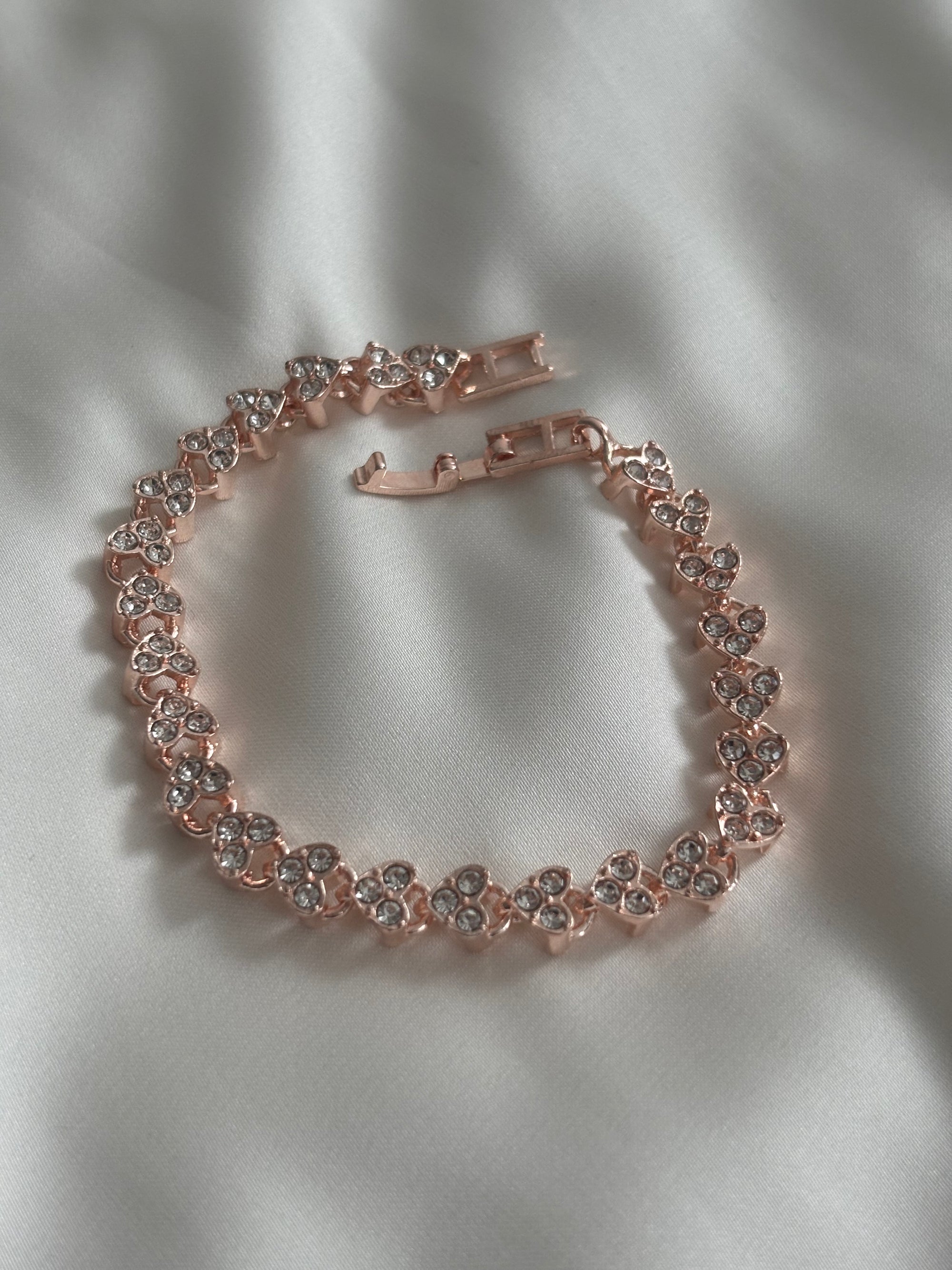 Diamond Heart Bracelet