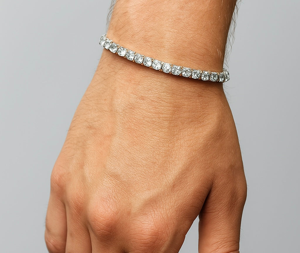 Tennis Armband|Edelstahl - Unisex
