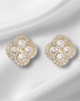 Clover Ohrringe 18K vergoldet
